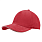 Кепка 5- панельная Salerno Heavy 350,  c белым сендвичем, красная_КРАСНЫЙ