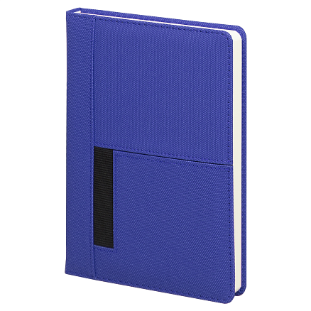 Ежедневник Smart Cardiff  А5, ярко-синий, недатированный, в твердой обложке с поролоном 