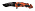 Нож складной Stinger, 100 мм, (чёрный), материал рукояти: алюминий (оранжевый камуфляж)_разноцветный-018X