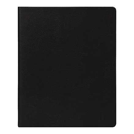 Еженедельник Urban Agenda Buffalo A4, черный, датированный на 2026 г, в полугибкой обложке