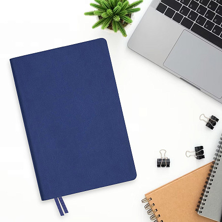 Ежедневник Flexy Latte Color А5, синий, недатированный, в гибкой обложке