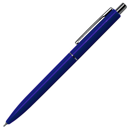 Ручка шариковая, пластиковая, синяя/серебристая, Best Point