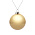 Елочный шар Finery Gloss, 8 см, глянцевый золотистый_8 см