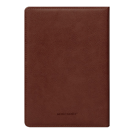 Ежедневник Smart Calabria Lafite A5, недатированный, в твердой обложке с поролоном, коричневый