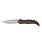 Нож складной Stinger, 105 мм (серебристый), материал рукояти: древесина венге (коричневый)_КОРИЧНЕВЫЙ