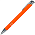 Ручка шариковая, COSMO HEAVY Soft Touch, металл, оранжевый_оранжевый