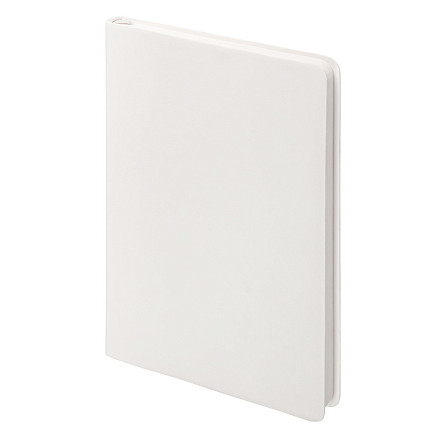 Ежедневник Flexy Buffalo Print Sample Лидская мука А5, белый, недатированный, в гибкой обложке