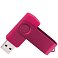 Флеш накопитель USB 2.0 Twister 8GB, пластик Софт Тач/металл, розовый/розовый small_img_3