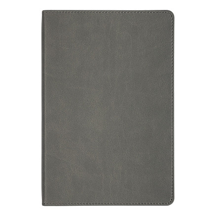 Ежедневник Flexy Latte А5, серый с серым срезом, недатированный, в гибкой обложке