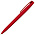 Ручка шариковая, пластиковая, софт тач, красная/красная, Zorro_красный/красный