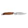 Нож складной Stinger, 100 мм (серебристый), материал рукояти: нержавеющая сталь, розовое дерево small_img_3
