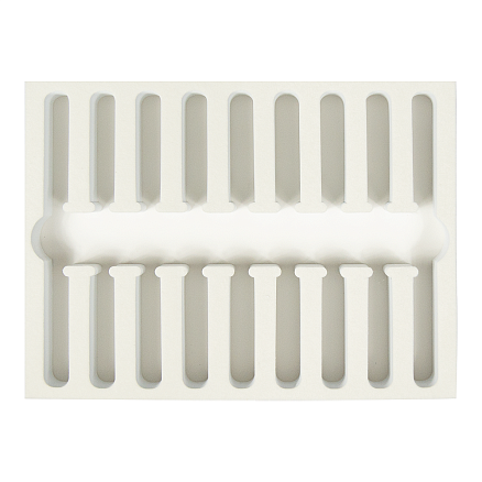 Коробка для ручек Solution белая, с кремовым ложементом, размер 20,5*16*2 см