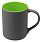 Кружка фарфоровая Casa Grande Magnolia Color Matt, матовая, серо-салатовая, 350 мл_СЕРЫЙ 4