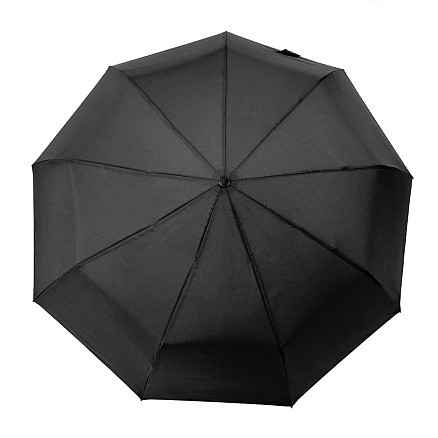 Зонт складной автоматический c плавным закрытием, Forest Lotus Safeclosing, диаметр 117 см, 9 панелей, в подарочной коробке, черный