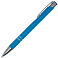 Ручка шариковая, COSMO Soft Touch, металлическая, голубой small_img_1