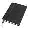 Ежедневник Alfa Bird Petrus, черный, недатированный, в твердой обложке с металлическим элементом small_img_2