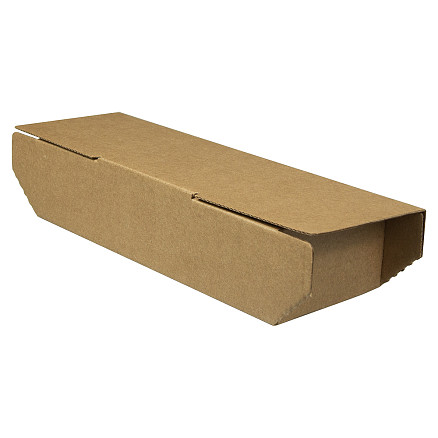 Коробка подарочная крафтовая, размер 25х10х6 см, самосборная