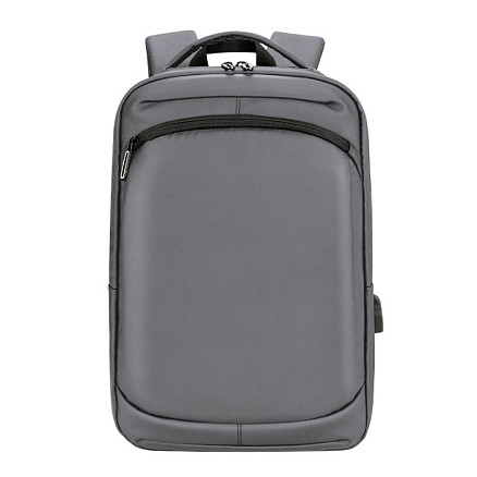 Городской рюкзак Wind с отделением для ноутбука, водоотталкивающий, нейлоновый, серый