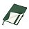 Ежедневник Flexy Line Linen А5, зеленый/зеленый, недатированный, в гибкой обложке, с резинкой и петлей для ручки_ЗЕЛЕНЫЙ