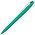 Ручка шариковая, пластик, софт тач, зеленый/белый, Zorro_зеленый
