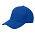 Кепка 5- панельная Oxford 300, c синим сендвичем, ярко-синяя_синий
