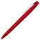 Ручка шариковая, пластик, софт тач, красный/белый, Zorro small_img_1