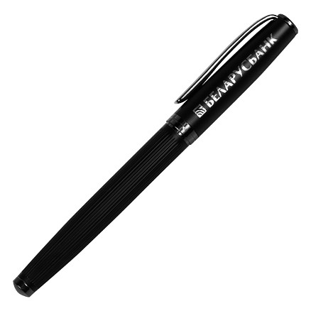 Ручка роллер матовая Grand Ontario металлическая, черная/темно-серая