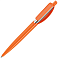 Ручка шариковая, пластиковая, оранжевая/серебристая, DOPPIO small_img_3