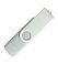 Флеш накопитель USB 2.0/OTG Twister Smart 16GB, пластик Софт Тач/металл, белый/белый small_img_1