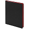 Еженедельник Flexy Latte Soft Touch Black Edition Color A4, черный с красным, датированный на 2026 г, в гибкой обложке small_img_2