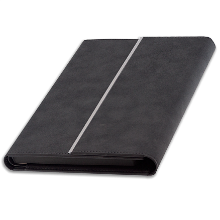 Набор подарочный Solution Prestige Duo (Ежедневник в суперобложке Country Galaxy Nuba A5+, Ручка шариковая матовая Prime), серый