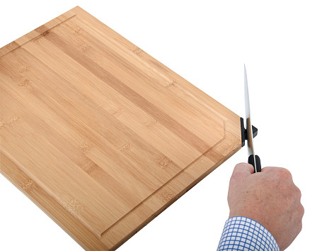 Большая разделочная доска BAMBOO SHARP, коричневая