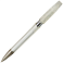 Ручка шариковая, автоматическая, пластиковая, прозрачная, металлическая, серебристая, RODEO small_img_2