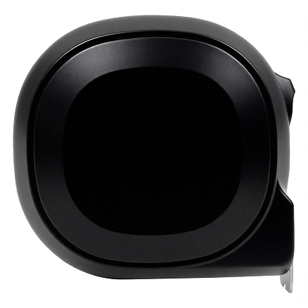 Рулетка Tools Standart, 5 метров, черная, пластиковая, с ремешком