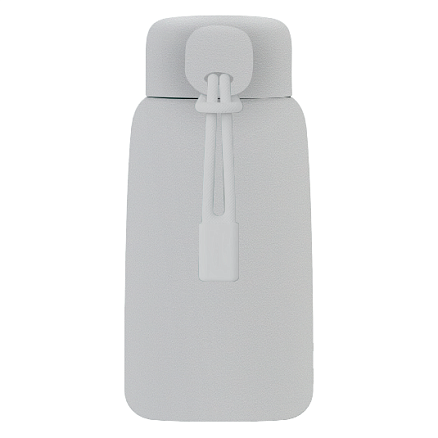 Термос вакуумный стальной La Fortune с ремувкой двухстеночный 420 мл матовый в подарочной упаковке, белый