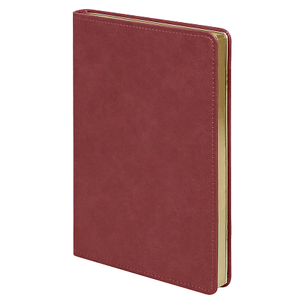 Ежедневник Urban Elegiya Ausone A5, бордовый с золотистым, недатированный, в полугибкой обложке