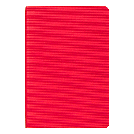 Ежедневник Flexy Happy Line Skyline A5 красный, недатированный, в гибкой обложке