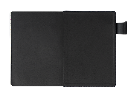 Ежедневник Smart New York Cambric А5, черный, недатированный, в твердой обложке