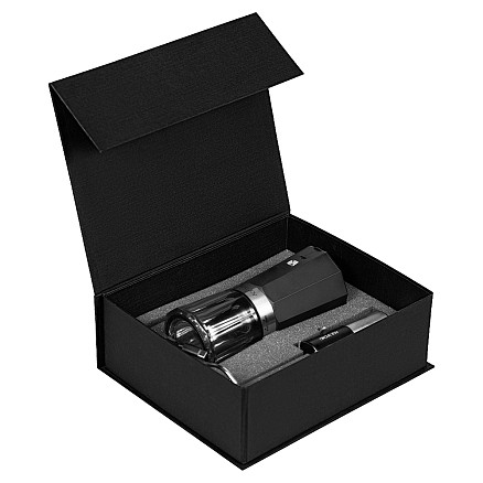 Набор подарочный Solution Prestige Duo (кофемолка, вспениватель для молока), черный