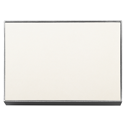 Коробка подарочная, размер 24*17,5*3 см, Solution Superior Linen, серебристая, бежевый ложемент под индивидуальную вырубку