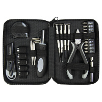 Набор инструментов Tools Worker, 27 инструментов, в пластиковом серебристом футляре