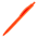Ручка шариковая IGLA SOFT, пластиковая, софт-тач, оранжевый_оранжевый