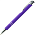 Ручка шариковая Legend Gum, металл Софт Тач, фиолетовый_фиолетовый