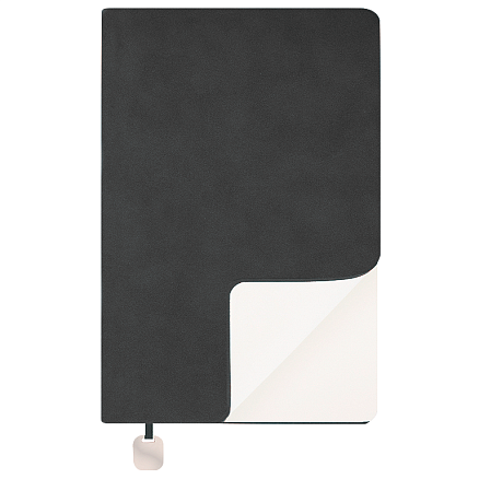 Ежедневник Flexy Agenda Nuba А5, темно-серый, датированный 2022, в гибкой обложке