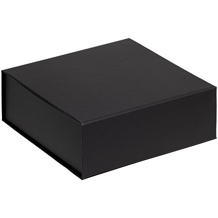 Подарочная коробка, размер 25*21*8,5 см, Solution Prestige с магнитным клапаном, черная, 