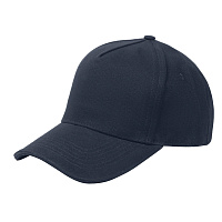 Кепка 5-панельная Oxford 300, c темно-синим сендвичем, темно-синяя