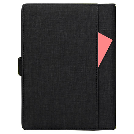 Ежедневник в суперобложке Country Business Canvas A5+, в подарочной коробке , черный, недатированный, с магнитным клапаном, в твердой обложке c поролоном