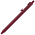 Ручка шариковая, пластиковая, софт тач, бордовая/серебристая, INFINITY_бордовый