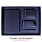 Подарочная коробка, размер 41,7*30*4,3 см, Solution Prestige Skyline Fabrique с магнитным клапаном, темно-синяя, с черным ложементом _ТЕМНО-СИНИЙ, БУМАГА ПОД ТКАНЬ