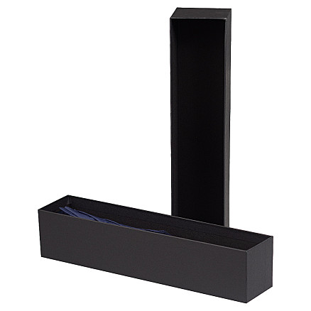 Коробка подарочная Solution, черная, размер 34,5*8*7,5 см